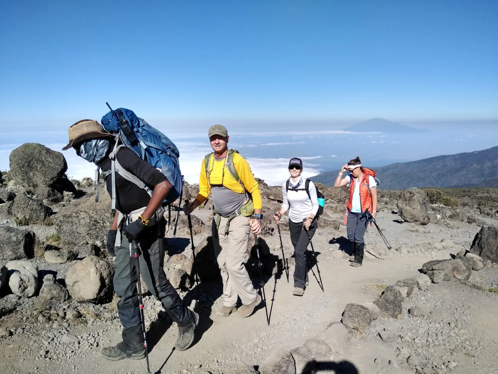 Kilimanjaro climbing photo from 7 Days Lemosho Route