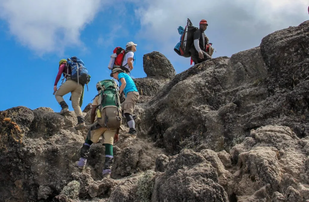 Kilimanjaro climbing photo from 7 Days Lemosho Route