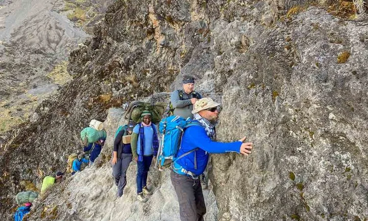 Kilimanjaro climbing photo from 7 Days Lemosho Route